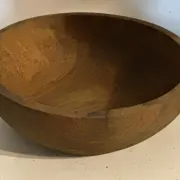 Large vintage solid wood bowl – Catch-all – Centrepiece – 3