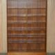 Pair of large open bookshelves Poul Hundevad Mid Century Modern in teak