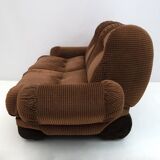 Canapé modulaire en velours italien Space Age, années 1970