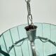 Mid-century Veca glass pendant lamp, 1970s, Italy