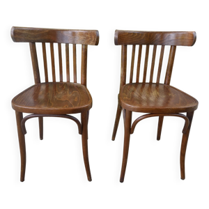 Paire de chaises bistrot - baumann