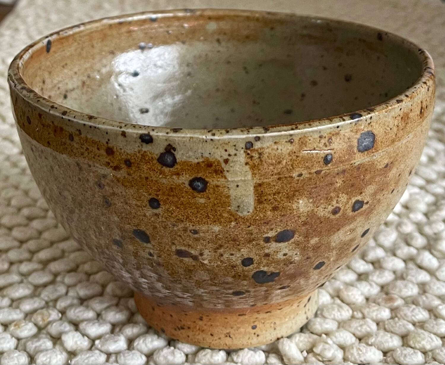 Pyrite stoneware bowl