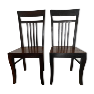 Lot de deux chaises
