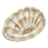 Vintage mother-of-pearl and gold trinket dish – decorative bowl