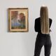 Italian landscape signed painting 20th century