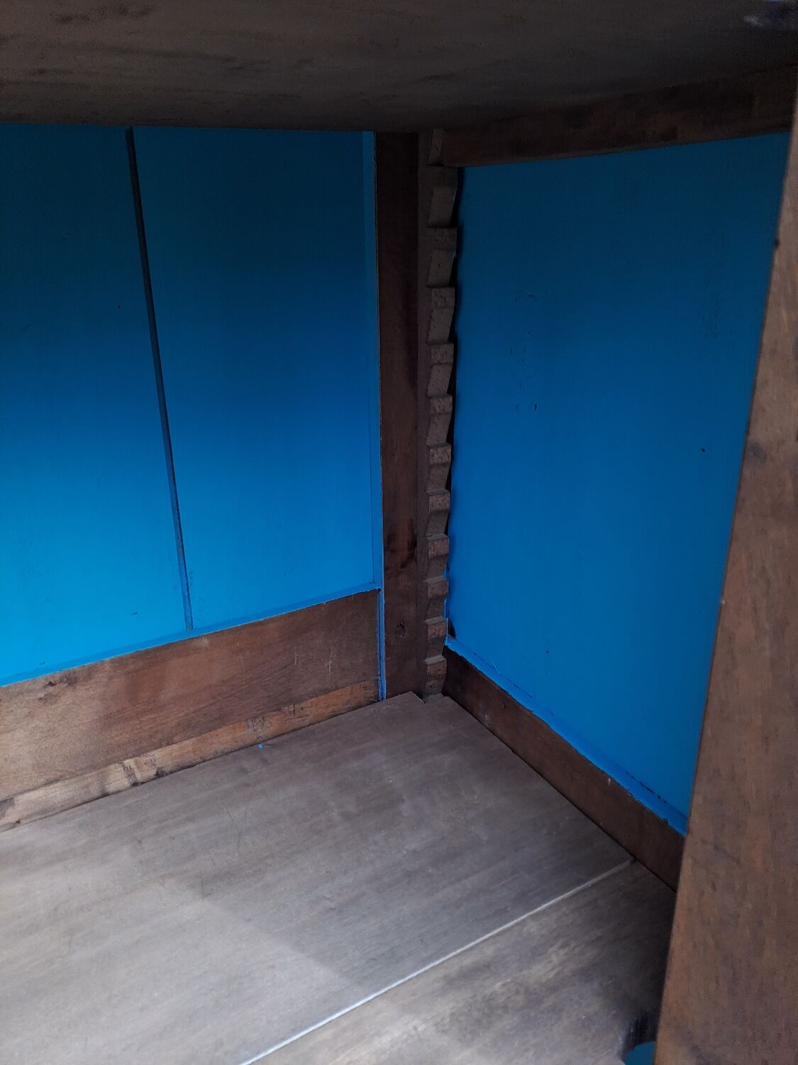 Louis Philippe blond walnut bookcase