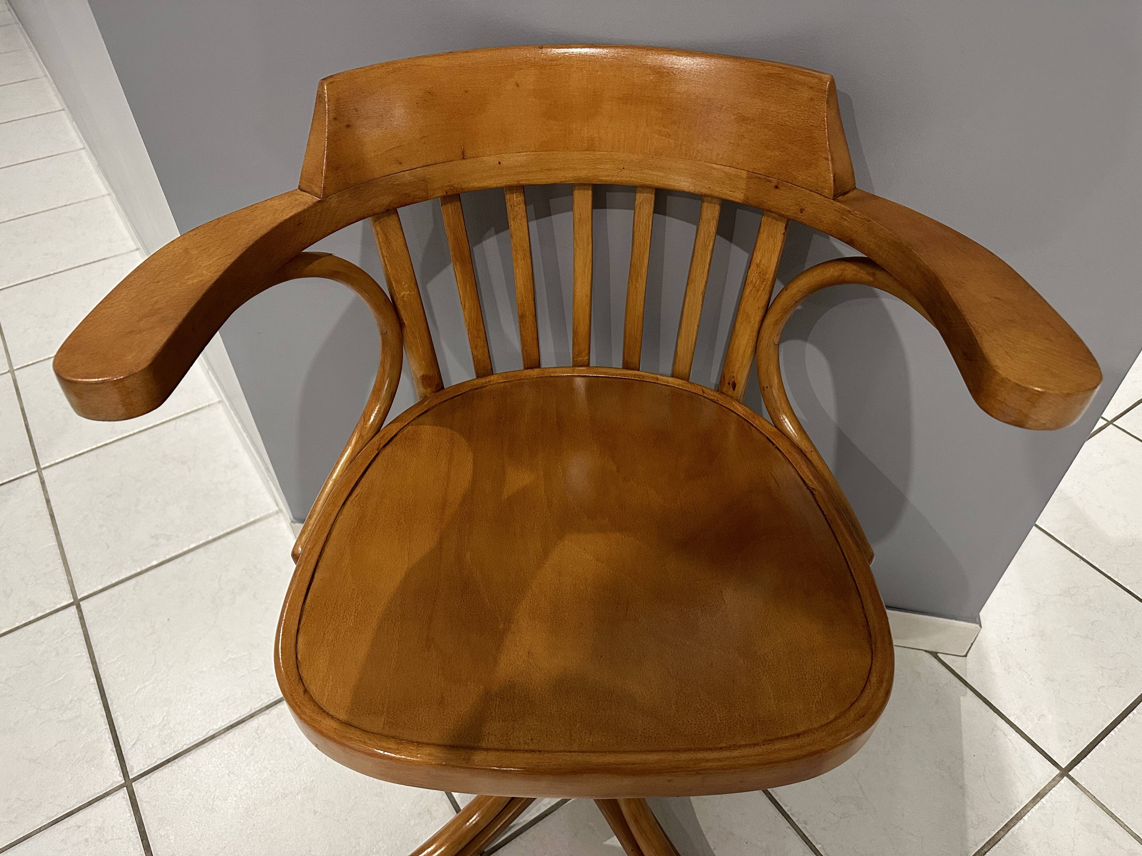 Vintage ZPM Radomsko Office Chair 1950