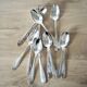 Set of 12 small silver spoons Art Deco