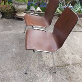 pair of vintage chairs against thermoformed plate