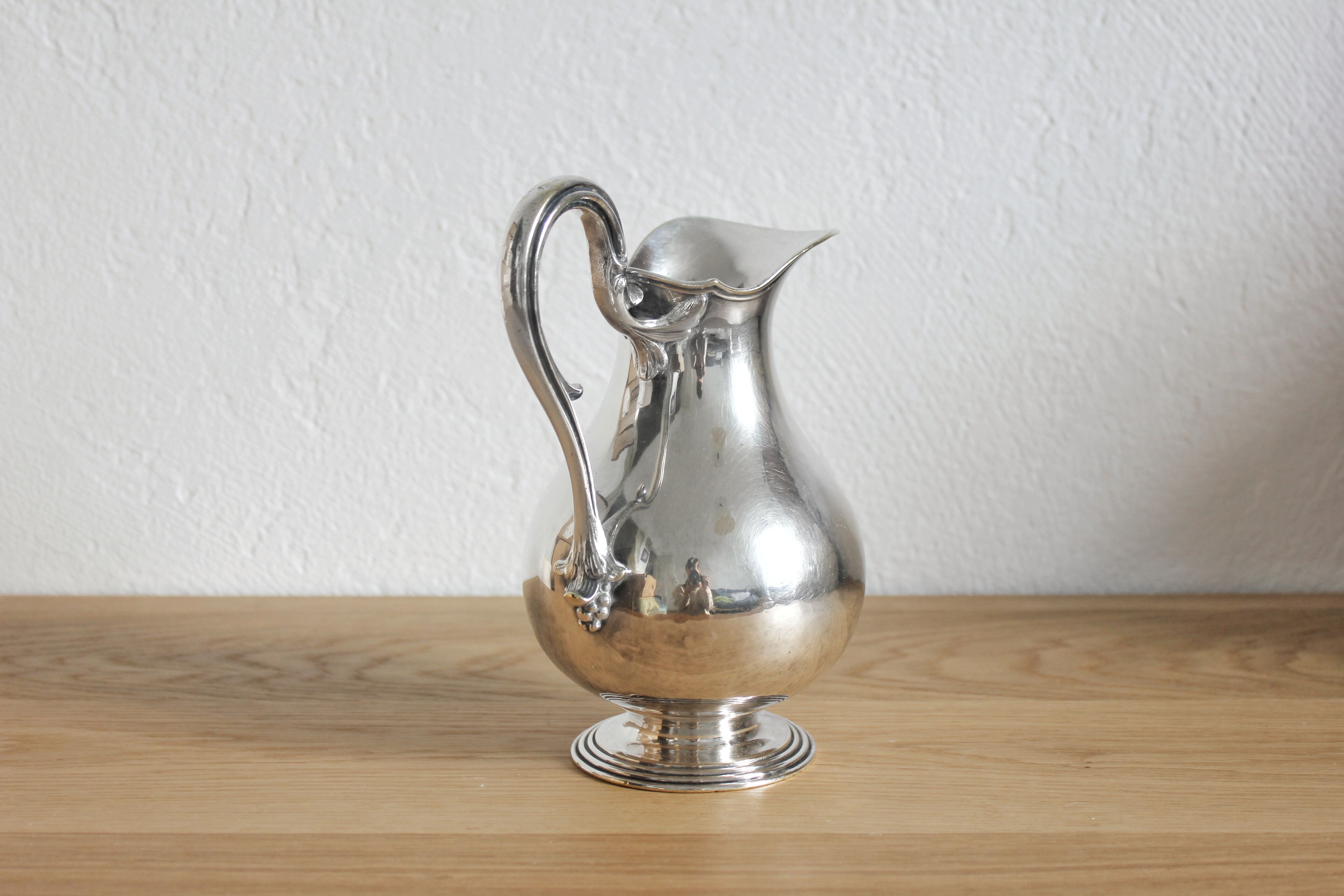 Christofle silver-plated milk jug