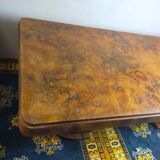 Art deco period table in walnut bramble