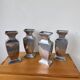 Set 4 vases en fonte d’aluminium