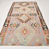 5x10 Geometric 58s Antique Kilim Rug, 168x313Cm