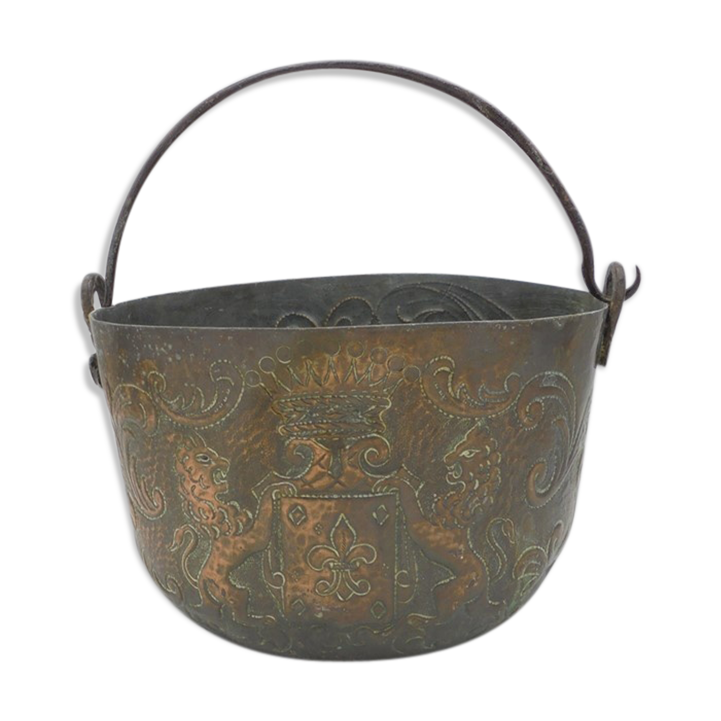 Copper cauldron