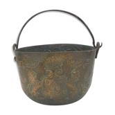 Copper cauldron