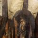 7 weekly African masks in carved wood