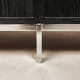 Florence Knoll sideboard in black oak and chrome for Knoll International, 1960s