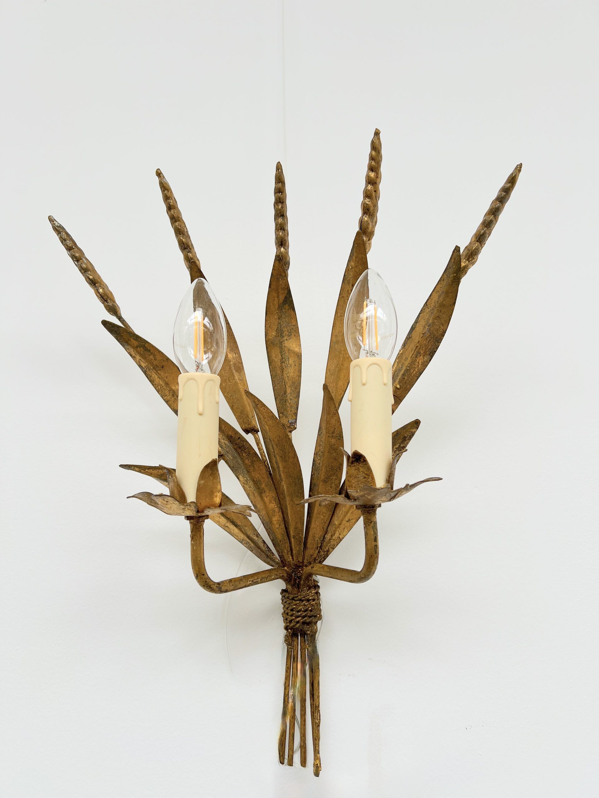Pair of Wall Lights "Wheat Sheaf"