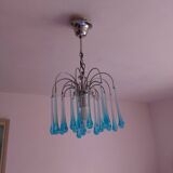 Chandelier Murano drops of water Paolo Venini