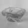 Imposing vintage ashtray in colorless crystal from the Daum house in Nancy