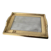 Brutalist pocket emptier by David Marshall, bronze and aluminium, Spain, 1980s