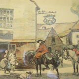 Set of four prints