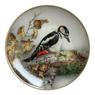 Decorative plate bird haviland franklin