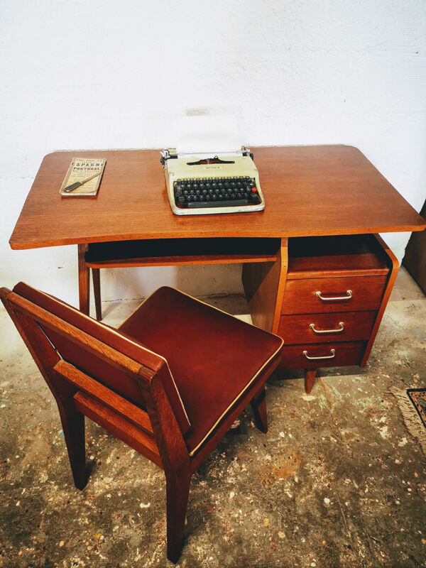 Scandinavian vintage design desk