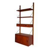 Danish wall shelf with one bay