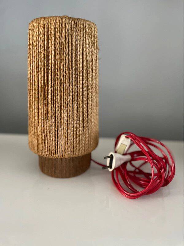 Vintage rope lamp