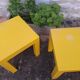 2 vintage 80's coffee tables