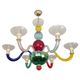 Murano glass chandelier after Gio Ponti, 1970s