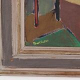 House obscured by a tree by Harry Martinson