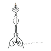 Lampadaire Art Déco en fer forgé - Travail français des années 30