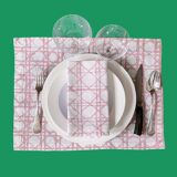 Serviette cannage terre