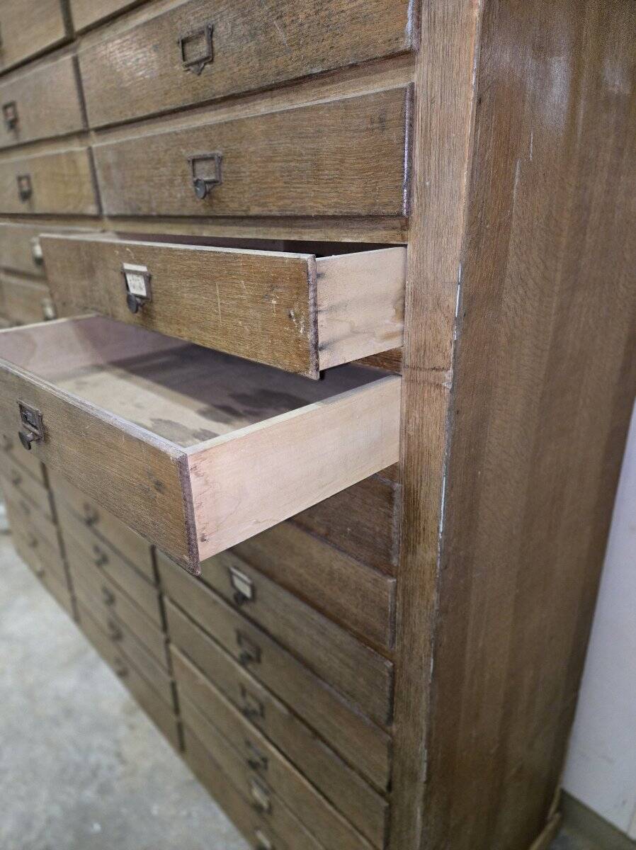 Large workshop cabinet with drawers – antique workshop / hardware / No. 2