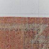 2x12 shades of pale orange vintage runner rug