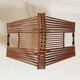 50s scandinavian foldable fruit basket