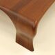 Table basse en Iroko massif par Marc Van Rampelberg