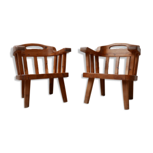 Paire de fauteuils danois