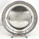 Christofle Perles round hollow plate, bowl, silver-plated salad bowl, excellent condition.