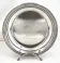 Christofle Perles round hollow plate, bowl, silver-plated salad bowl, excellent condition.