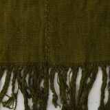 4x6 Army Green Vintage Kilim Rug, 114x184Cm