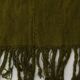 4x6 Army Green Vintage Kilim Rug, 114x184Cm