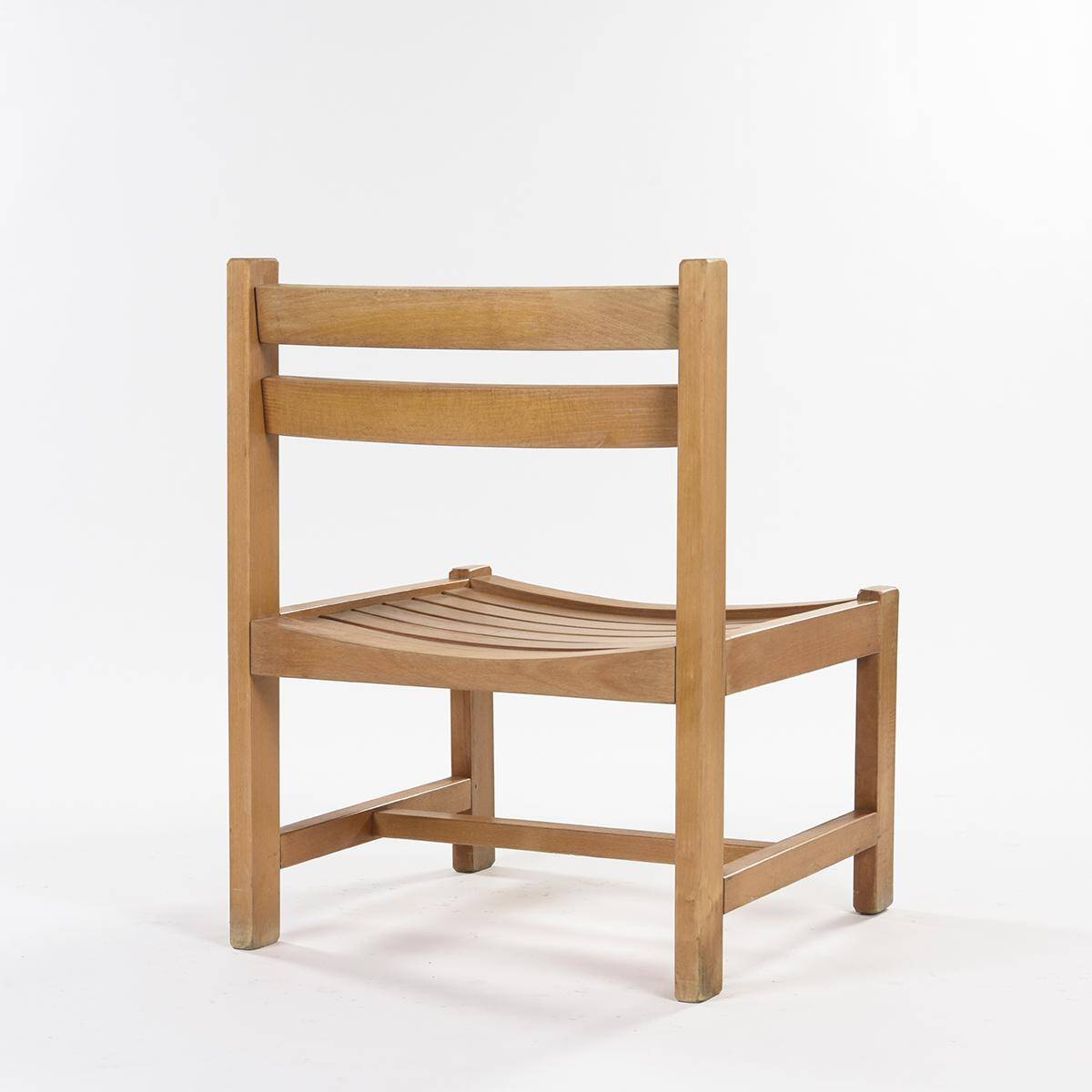Pair of low chairs by André Sornay, circa 1960