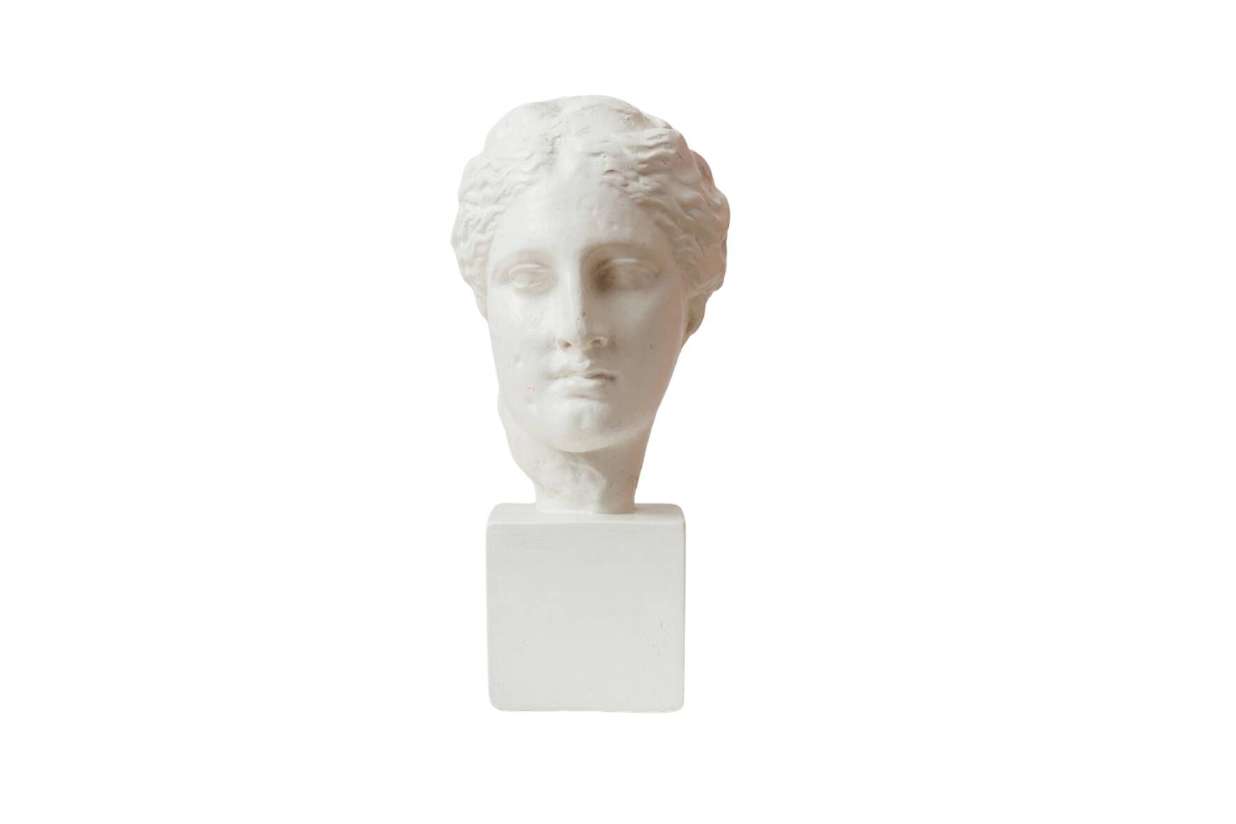 Female bust reproduction of the head of Hygieia.