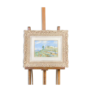 Aquarelle paysage provençal