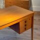 Bureau scandinave vintage en chêne doré "Jonas"
