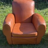 pair of leather clubs