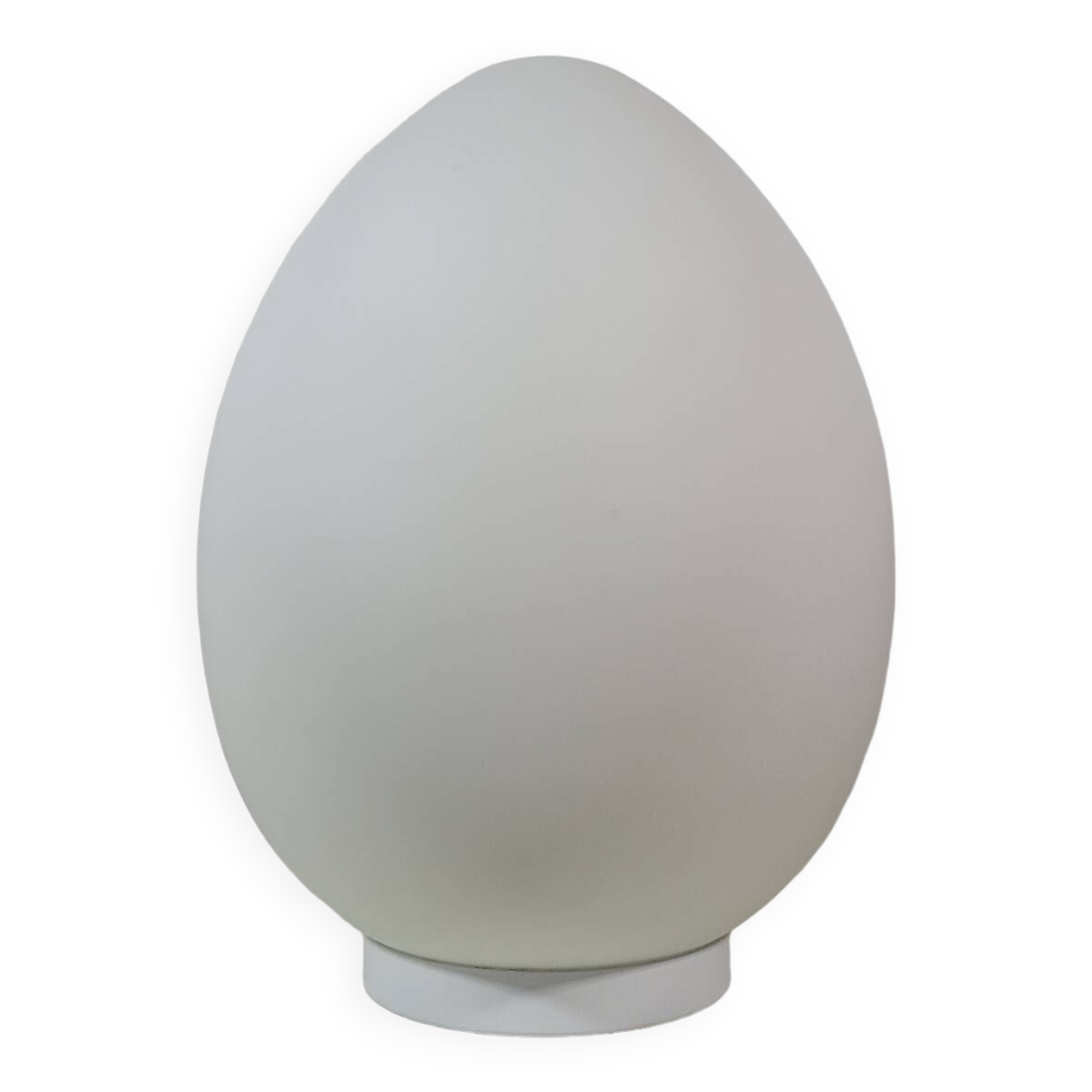 Vintage Vianne egg lamp in opaline 1970s